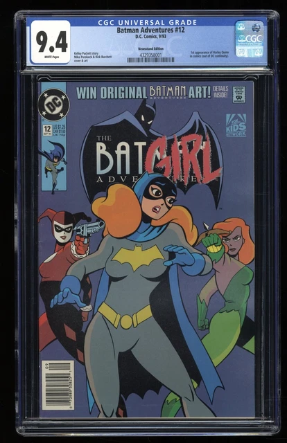Batman Adventures #12 CGC NM 9.4 Newsstand Variant 1st Appearance Harley Quinn!