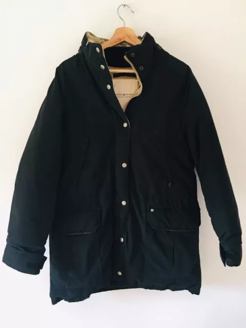 Polo Ralph Lauren ladies Down Parka Coat Black Size M