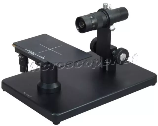 Microscope horizontal d'inspection industrielle avec monture C