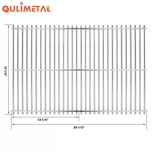 Grill Cooking Grates for Charbroil, Nexgrill, Master Forge, Broil King, Kenmore