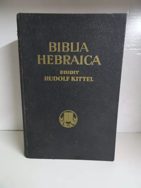 Biblia Hebraica, Edidit Rudolf Kittel, ( F64-03