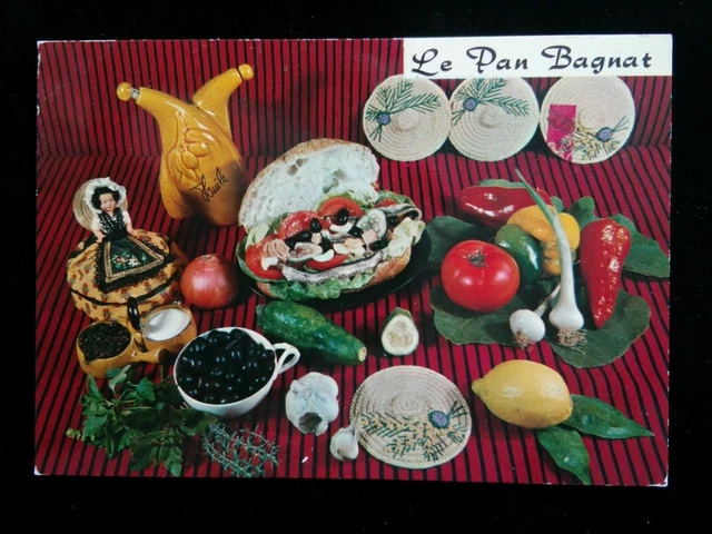 Cpsm Cpm Recette Le Pain Bagnat Cliché Appolot Éditions Lyna