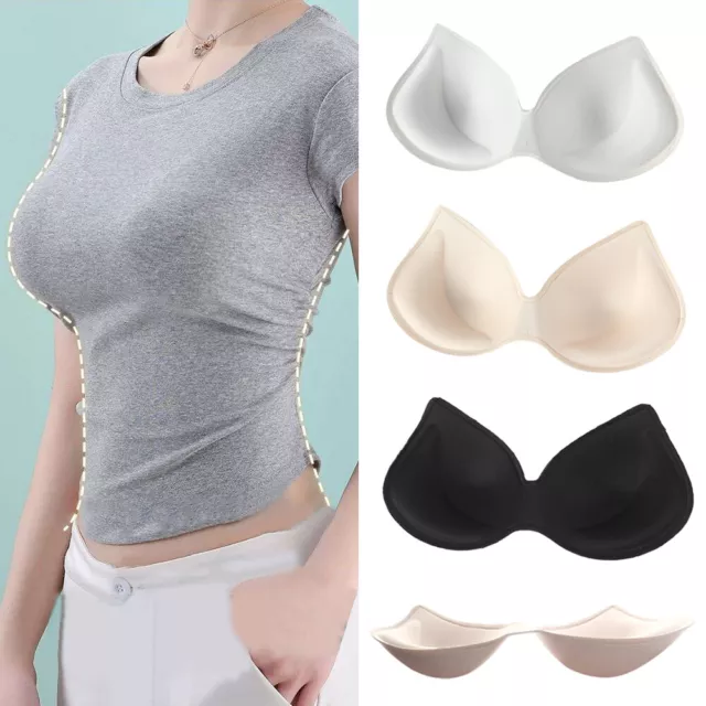 3/2 Pièces Femmes Éponge Soutien-Gorge Coussinets Haut Push Up Insérer F