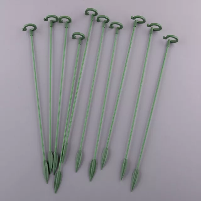 Tingyuan Single Stem Plant Support Stakes Garden Stakes, Pack of 10 27cm