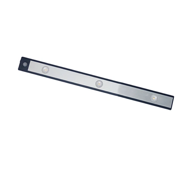 ↑(BLACK)LED CLOSET LIGHT Ultra Thin Intelligent Rechargeable Wireless ...