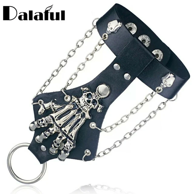 Orecchini a cerchio vintage con teschio nero Orecchini ipoallergenici Punk Biker Rock per uomo Accessori di gioielli
