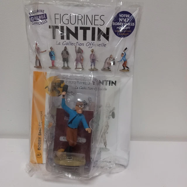 Figurine TINTIN Collection officielle n°47 Bobby Smiles menaçant