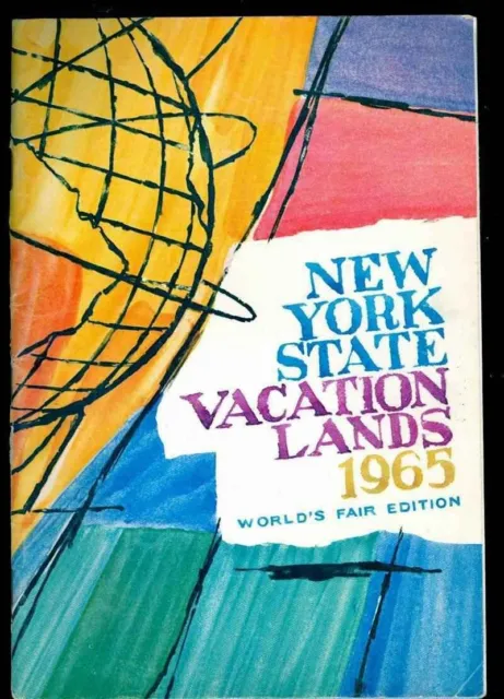 1965 vintage NEW YORK STATE VACATION LANDS world's fair