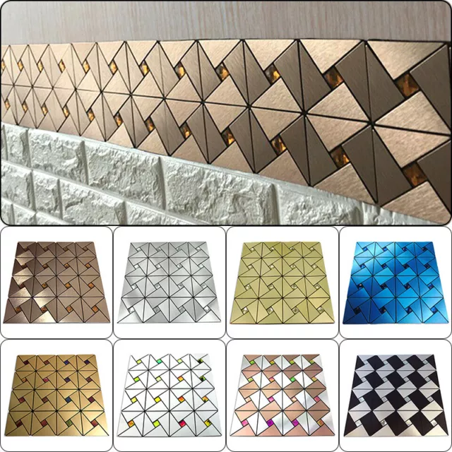Self Adhesive Mosaic Backsplash Kitchen Peel And Stick Wall Tile Home Wall Decor