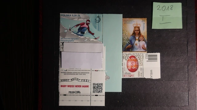 Polnische Briefmarken - 1. Quartal 2018