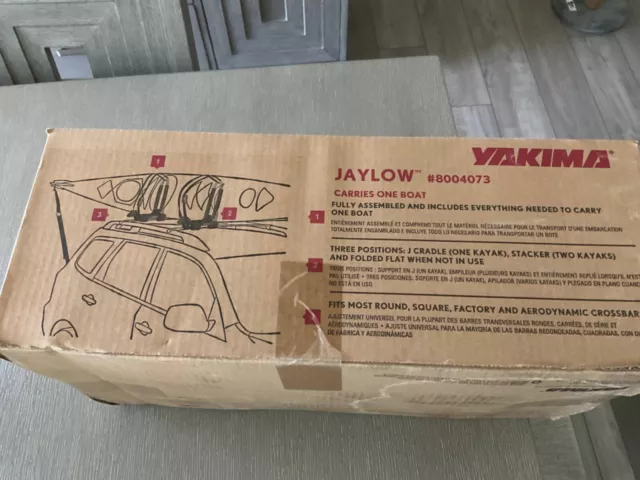 Yakima JayLow 8004073 J-Style Fold Down Kayak Racks