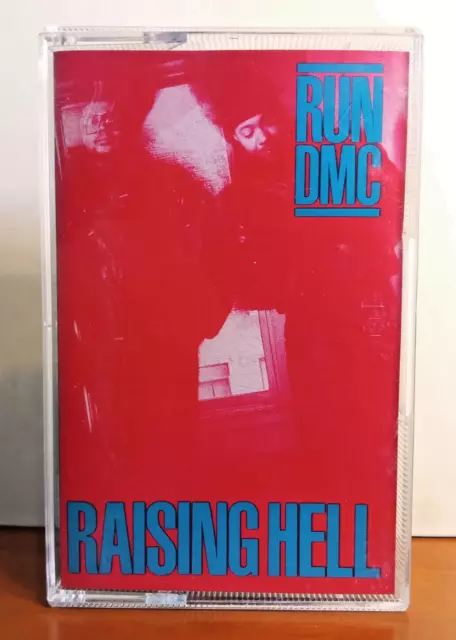 LAUFEN D.M.C. - RISING HELL 1986 seltenes KASSETTENBAND versandkostenfrei UK