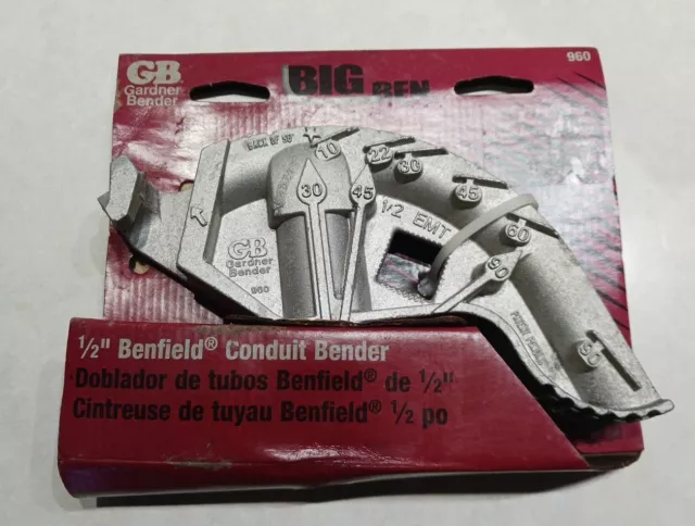 Gardner Bender Big Ben 1/2 In. EMT Conduit Bender Benfield,  Attached To Package