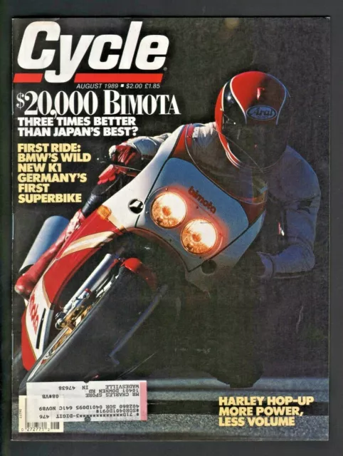 1989 August Cycle - Vintage Motorcycle Magazine - Yamaha Virago 1100