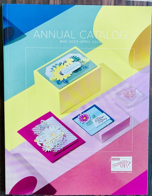 STAMPIN UP 2024-2025 Annual Catalog New Rubber Stamps Crafts Cards Idea ...