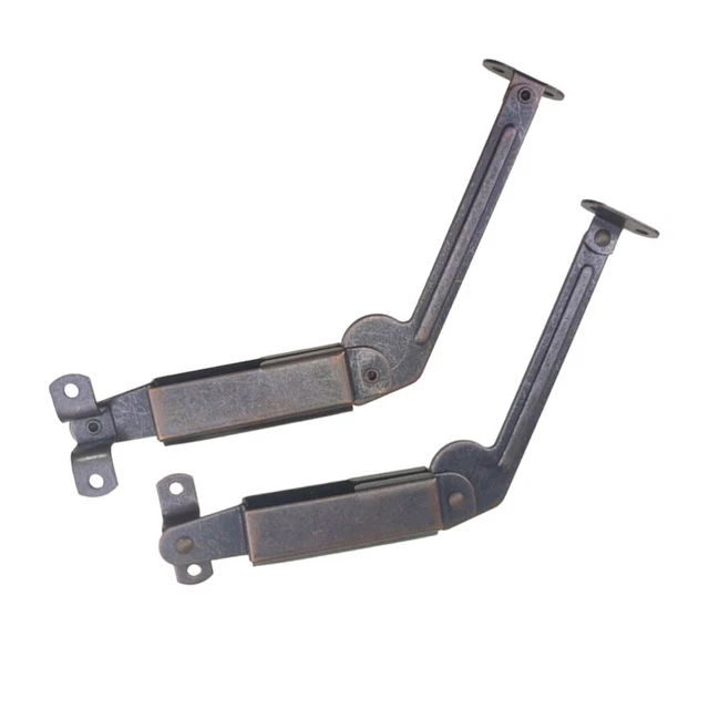 2pcs Spring Lid Support Hinge Support Drop Lids of Cabinets Cupboard Wardrobe