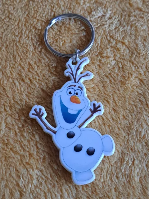 Disney Frozen Olaf Charm ID Badge Holder Lanyard Retractable Reel Snowman