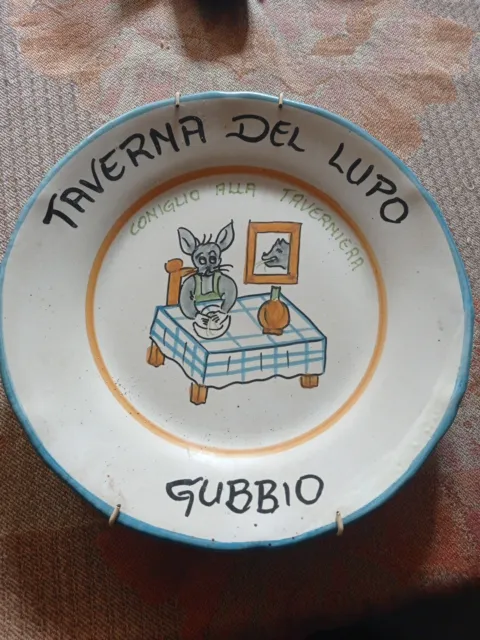 piatto buon ricordo Taverna Del Lupo Gubbio