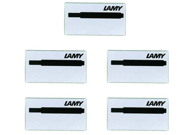 LAMY ORIGINAL Tintenpatronen T 10 schwarz 5 Stück/Pck. Füller Füllhalter Tinte