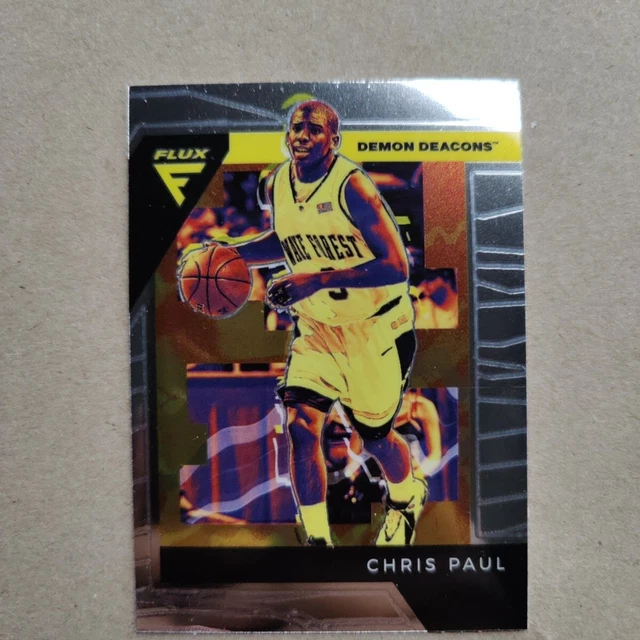 2022-23 Panini Chronicles Draft Picks Card Flux Insert Chris Paul 24 Wake Forest