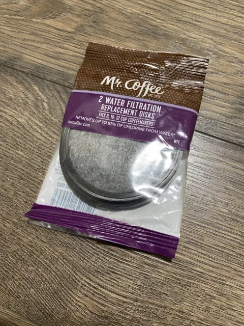 Mr. Coffee Water Filter Replacement Disc Pack of 2 # WFFPDQ-10  NEW