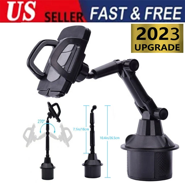 Upgraded Version Universal Adjustable Car Mount Cup Stand Holder For Cell Phone