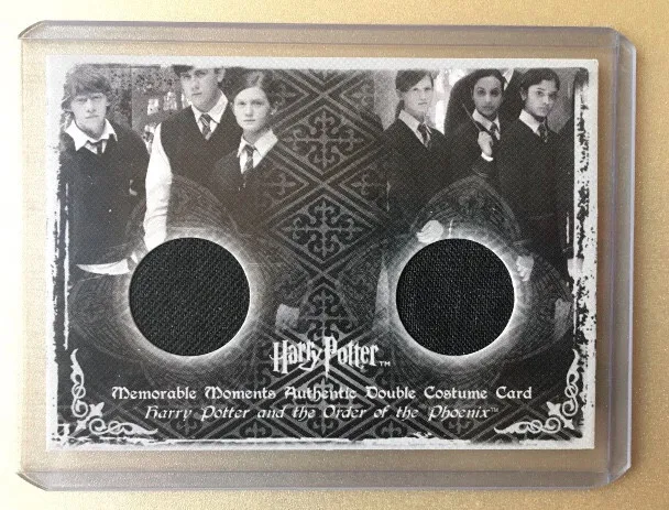 Harry Potter MM 2 Ron Ginny Double Costume Card HP C11 #/300