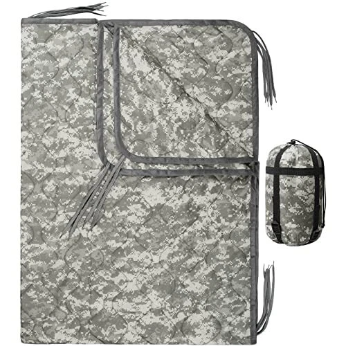 Military Woobie Waterproof Camping Blanket Lightweight Poncho Liner Thermal