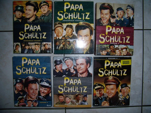 6 COFFRETS DVD Papa Schultz . L'intégrale Saison 1 À 6 . 26 Dvd . Trés
