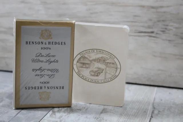 Unopened Sealed Benson And Hedges cards Including a Doral Tobaccoville missing