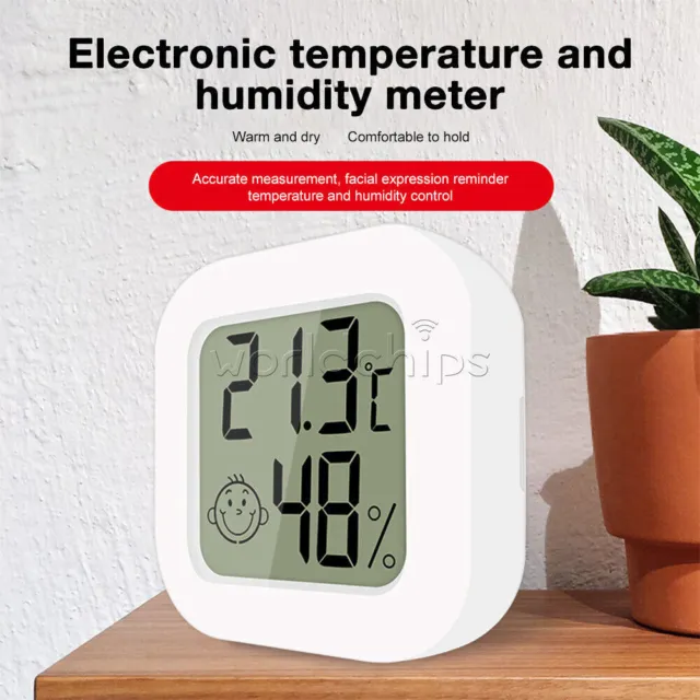 NEW Digital Hygrometer Indoor Mini Thermometer + Humidity Meter Room Temperature