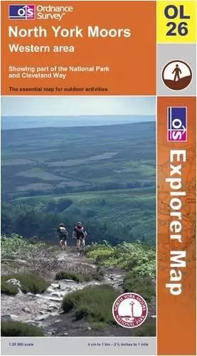 North York Moors: Western Area (OS Explorer Map): Sheet OL26