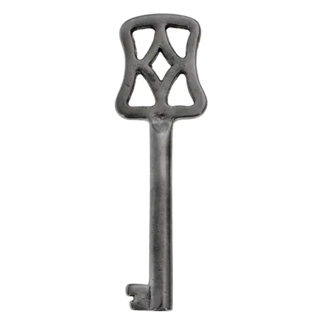 Vintage Key - DECORATIVE BOW Iron Casket Key c.1920's-40's 2⅞" - ref.k531