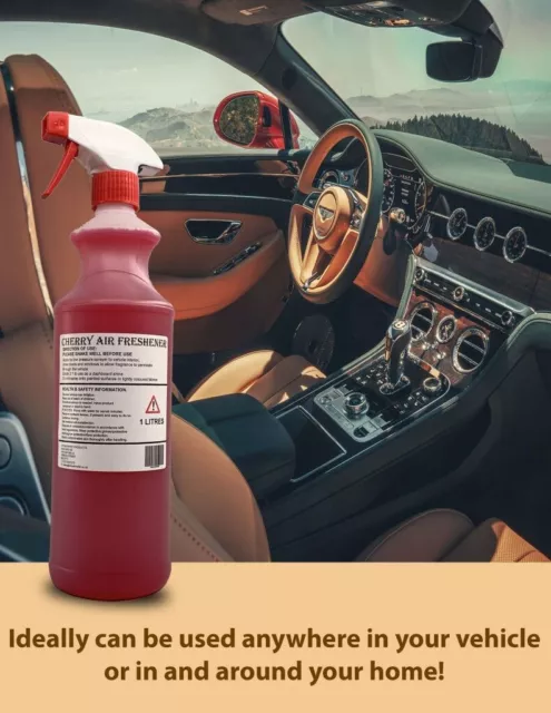 Super Strong Cherry Car Air Freshener Liquid Valeting Trigger