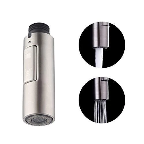 Doccetta Estraibile Per Rubinetto Cucina In Ottone Cromato - G1/2 Universale | Con Leva A Fibbia - Foto 9