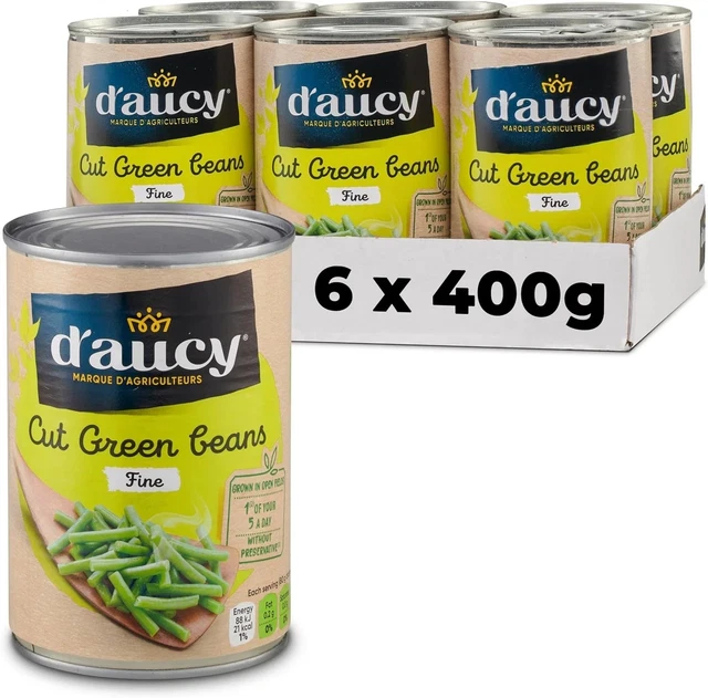 D'Aucy - Extra Fine Butter Beans 220 G - Pack Of 4 | Buy Now With Express International Delivery
