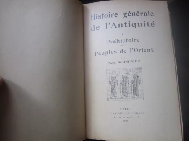 Lot Livres anciens , 1929, EO, 1 Volume, Histoire, Egypte, complet, TBE