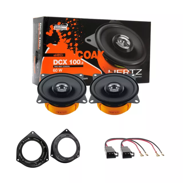 Hertz DCX 100.3 Set Arcas Altavoces Traseros Opel Corsa D 2006>2014