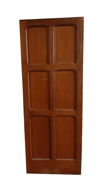 Arts & Crafts 6 Pane Oak Passage Door 74.75 x 27.75