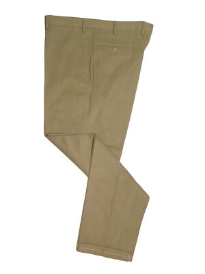 Brioni Hommes Pantalon Cortina Noir Satin Classique Coton Taille 39 