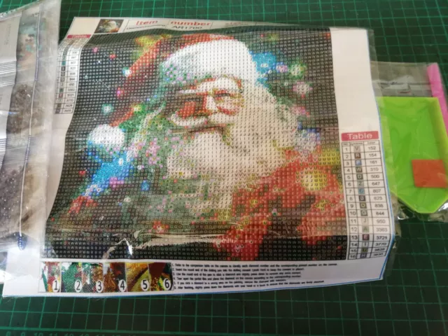 Diamond Painting Set "Santa Claus" 25 x 25 cm