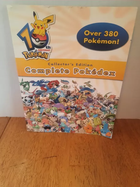 Pokemon 10th Anniversary Complete Pokedex Book Collectors Edition Strategy  Book — ACE TECH
