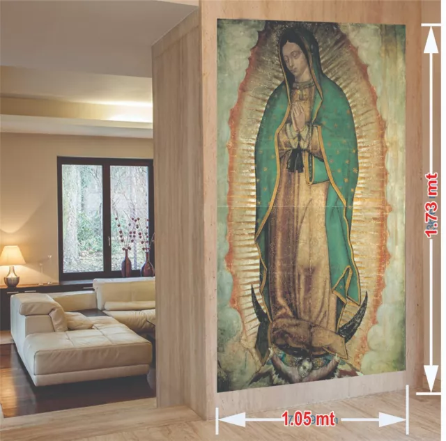 Blessed Our Lady of Guadalupe on Stretched Canvas  Religious Realism