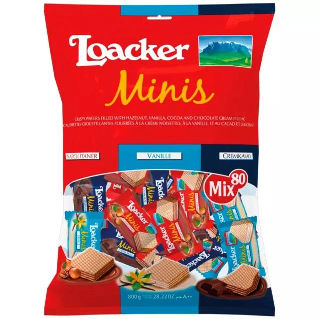 Loacker Mini Crispy Wafers 800g