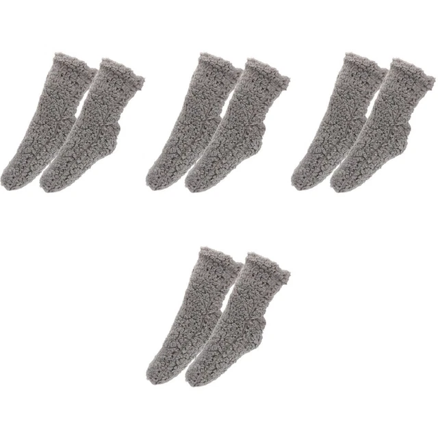 4 Pairs Boot Socks Women Plush Floor Socks Socks Winter Men Keep Warm