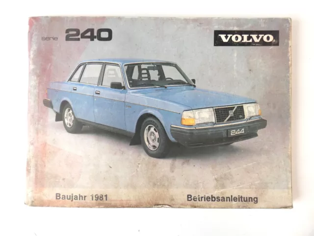 Manuale del proprietario Volvo 240 18000980 Manuale del proprietario