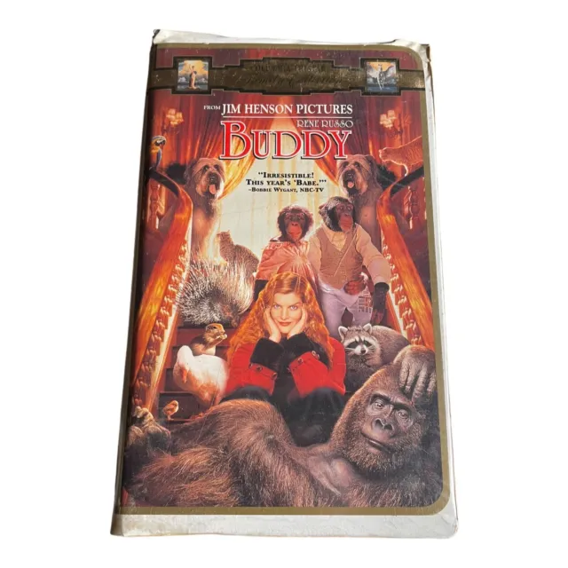 BUDDY VHS TAPE Jim Henson Pictures Rene Russo Columbia Tristar Family ...
