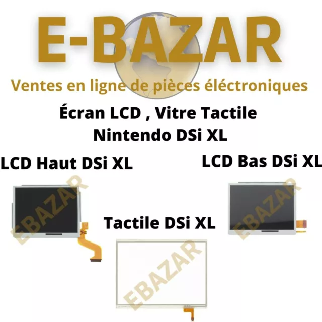 Écran LCD DSi XL Supérieur, Écran LCD Inférieur, Écran Tactile Nintendo DSi XL