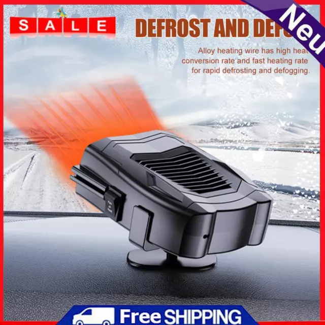 12V Car Heater Demister Defroster 150W Heating Cooler Fan Portable Auto Interior