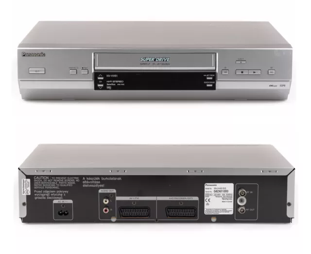 Panasonic NV-HV61 VHS Video Tape Cassette VCR Player Recorder 1 YEAR WARRANTY